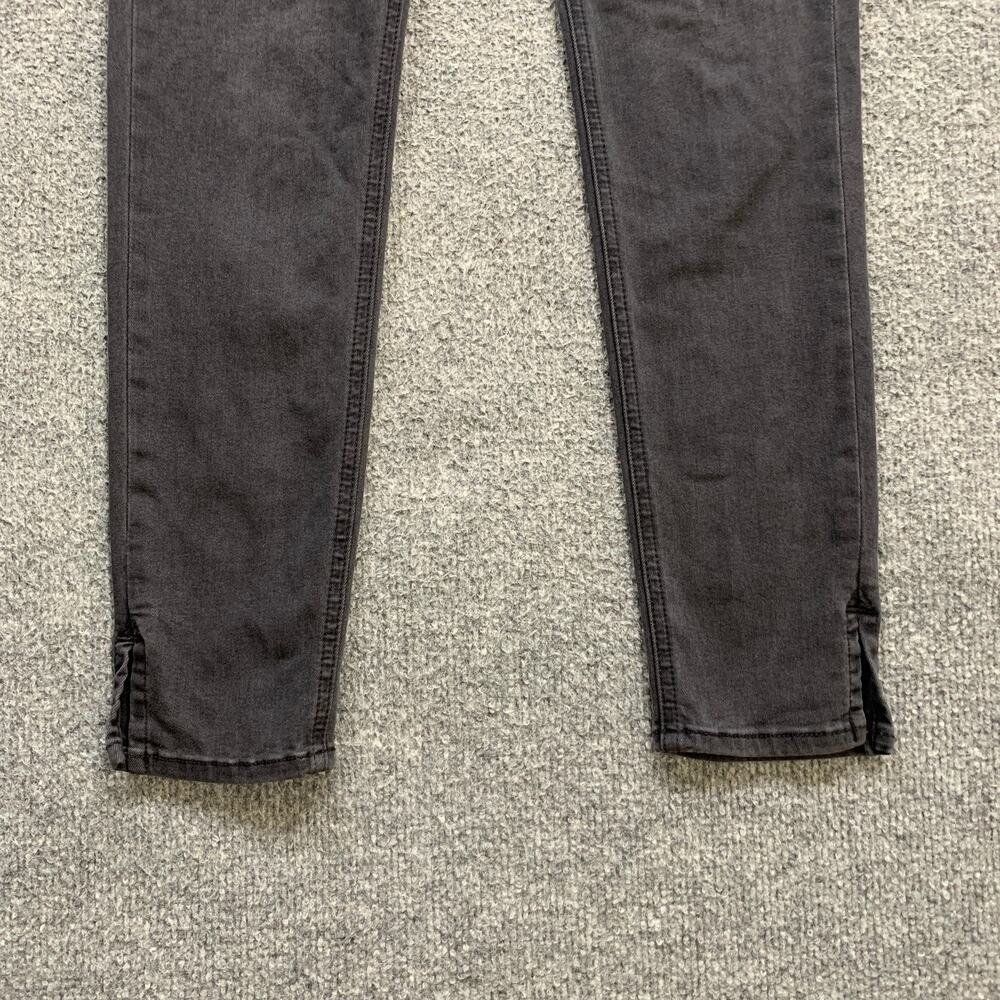 Rag & Bone Jeans‎ Womens 27 Faded Black Denim High Rise Ankle Skinny Stretch - Picture 3 of 11